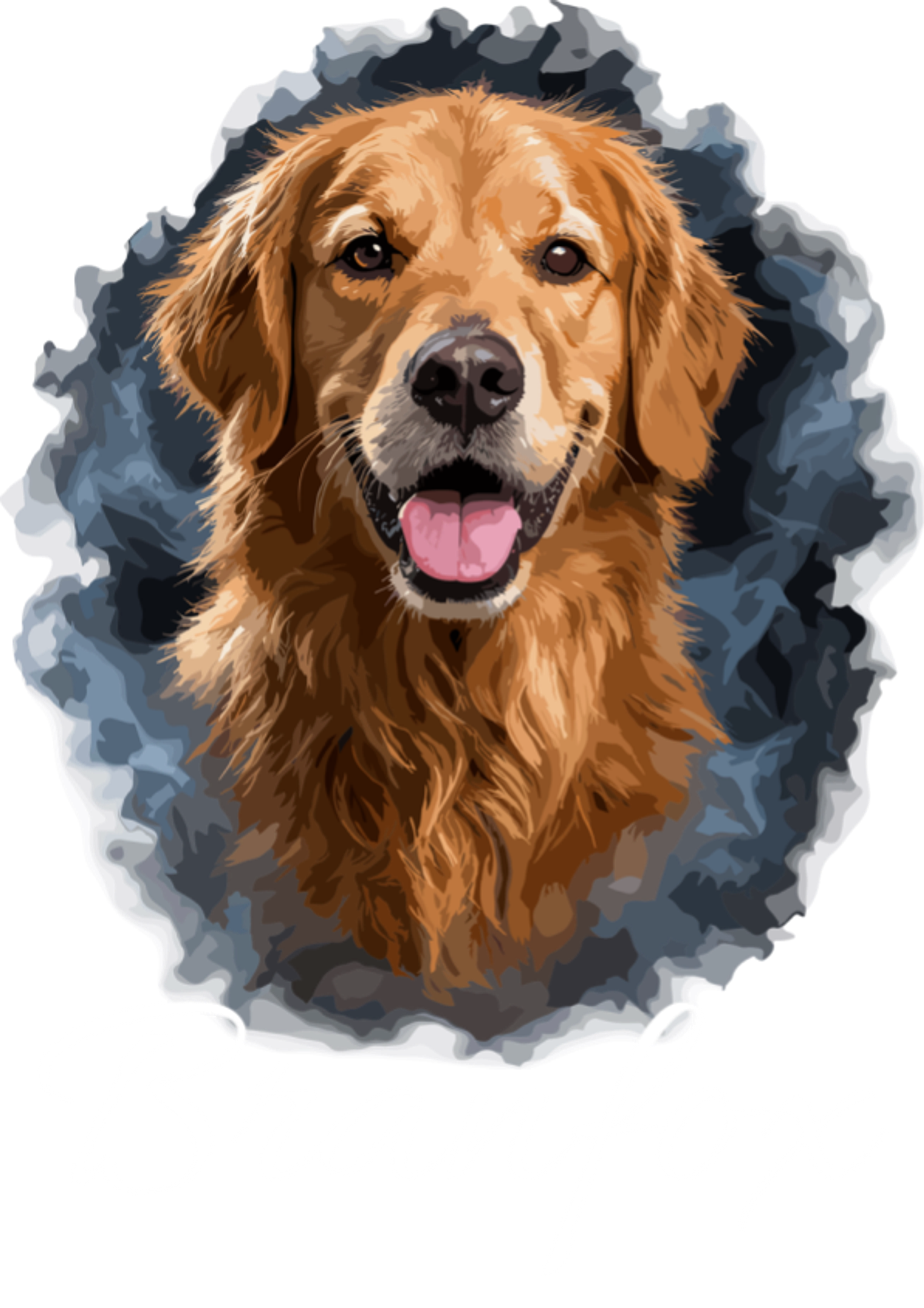Realistic Dog Portrait Personalized Photo Custom Gift