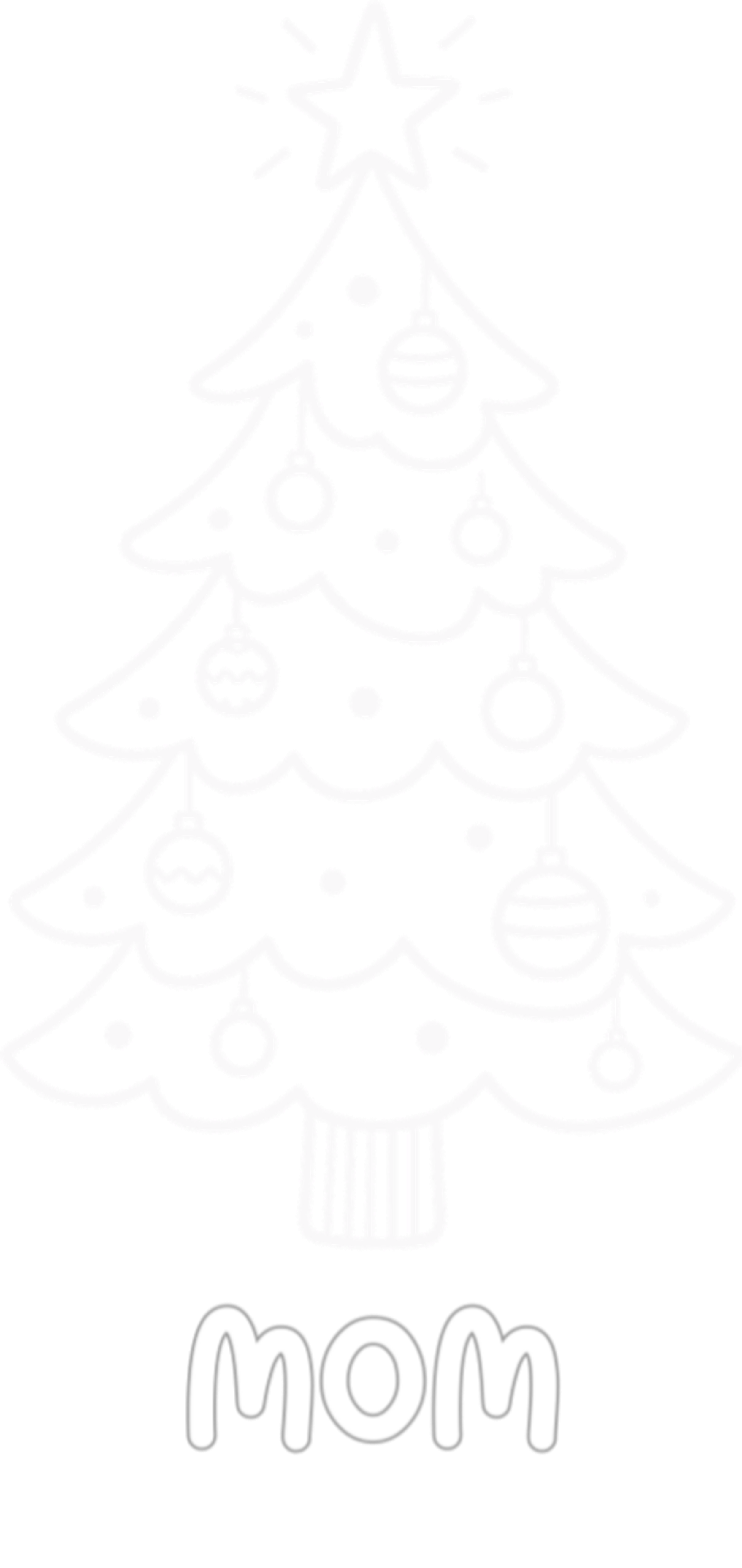 Christmas Family Matching Name Custom Gift - Minimalist Christmas Design