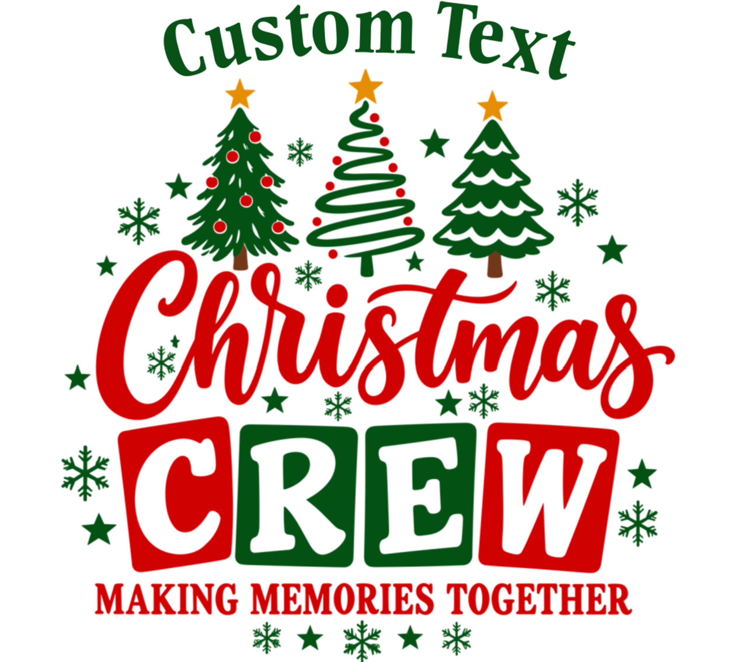 Christmas Crew Matching Family Custom Gift - Christmas Personalized Family Design