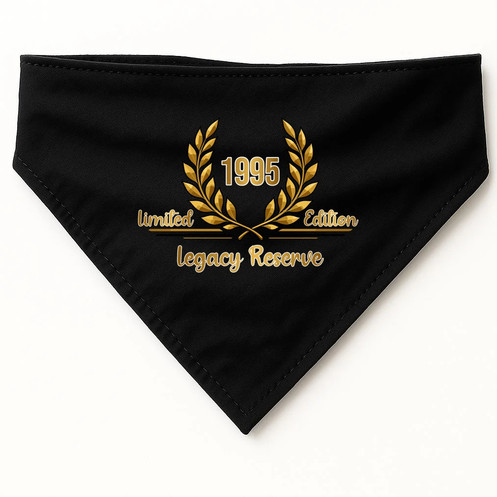 Custom Year Limited Edition Legacy Reserve – Personalized Vintage Design Dog Bandana Front