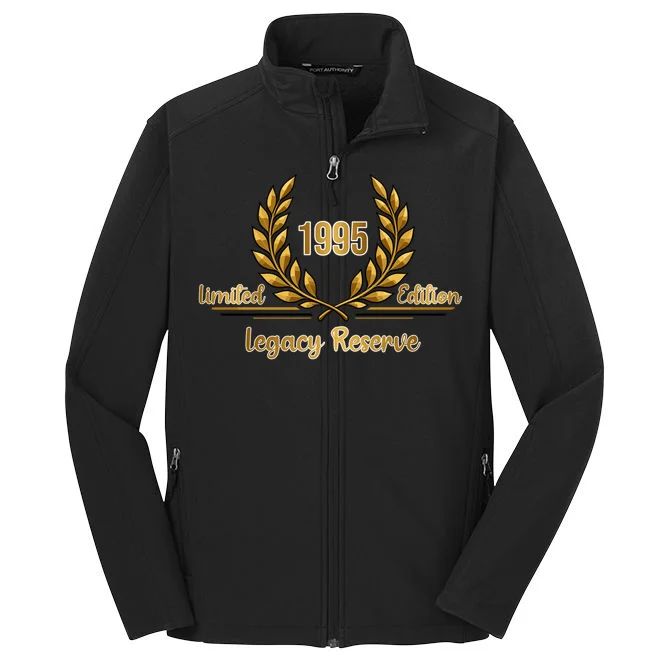 Custom Year Limited Edition Legacy Reserve – Personalized Vintage Design Men's Soft Jacket Front