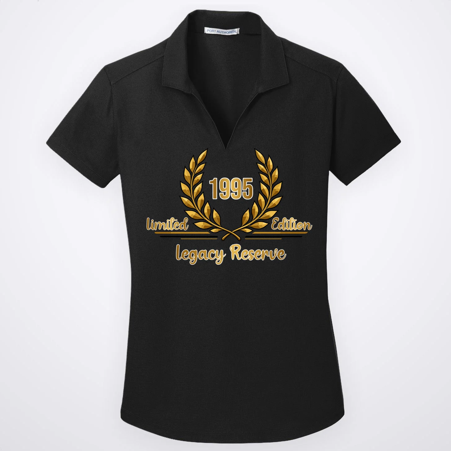 Custom Year Limited Edition Legacy Reserve – Personalized Vintage Design Women's Polo Front