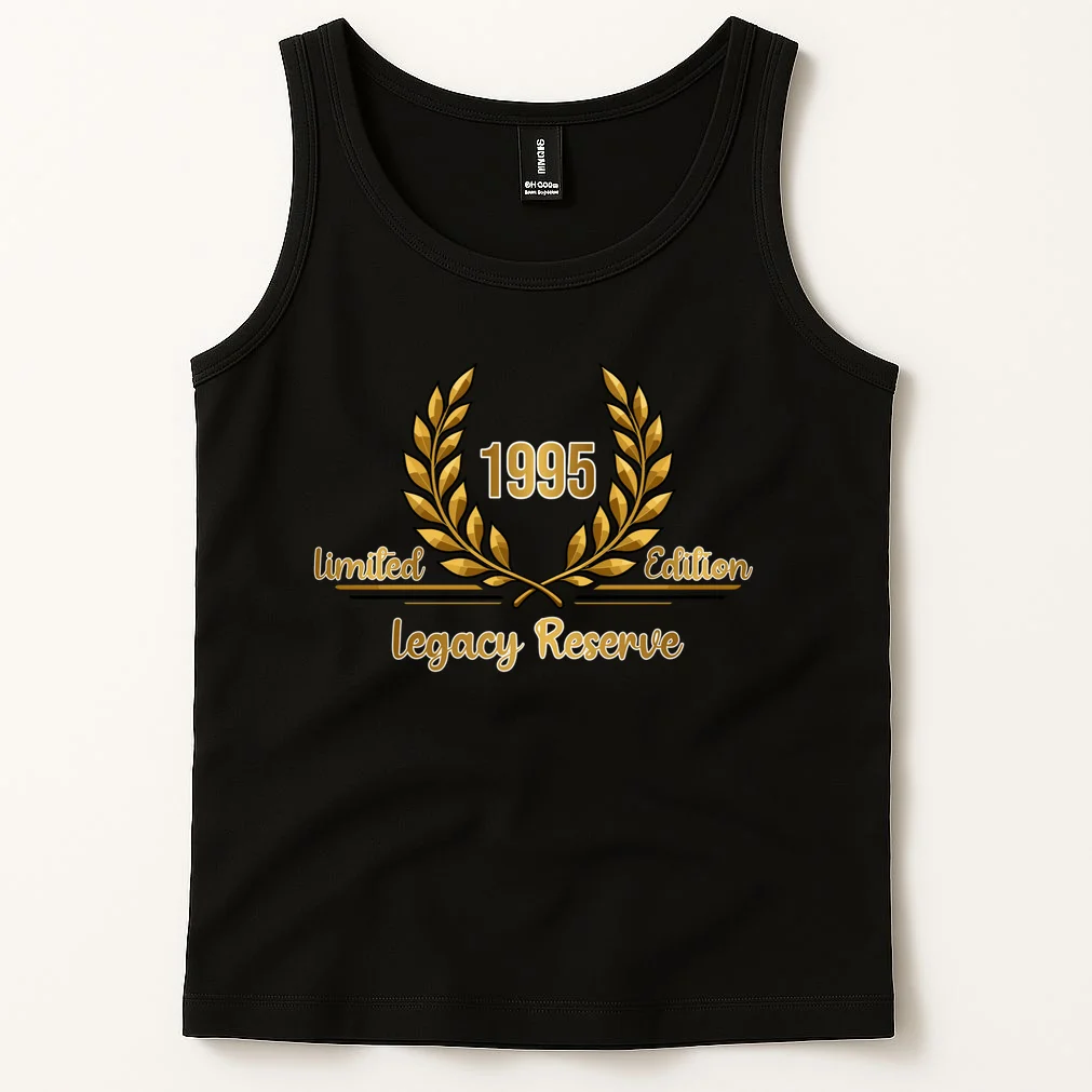 Custom Year Limited Edition Legacy Reserve – Personalized Vintage Design Men's Tank Top - Front 1