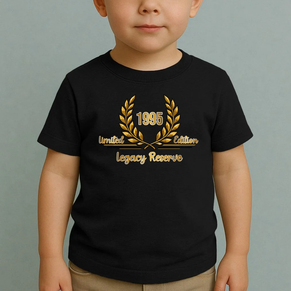 Custom Year Limited Edition Legacy Reserve – Personalized Vintage Design Toddler T-Shirt - Front 1