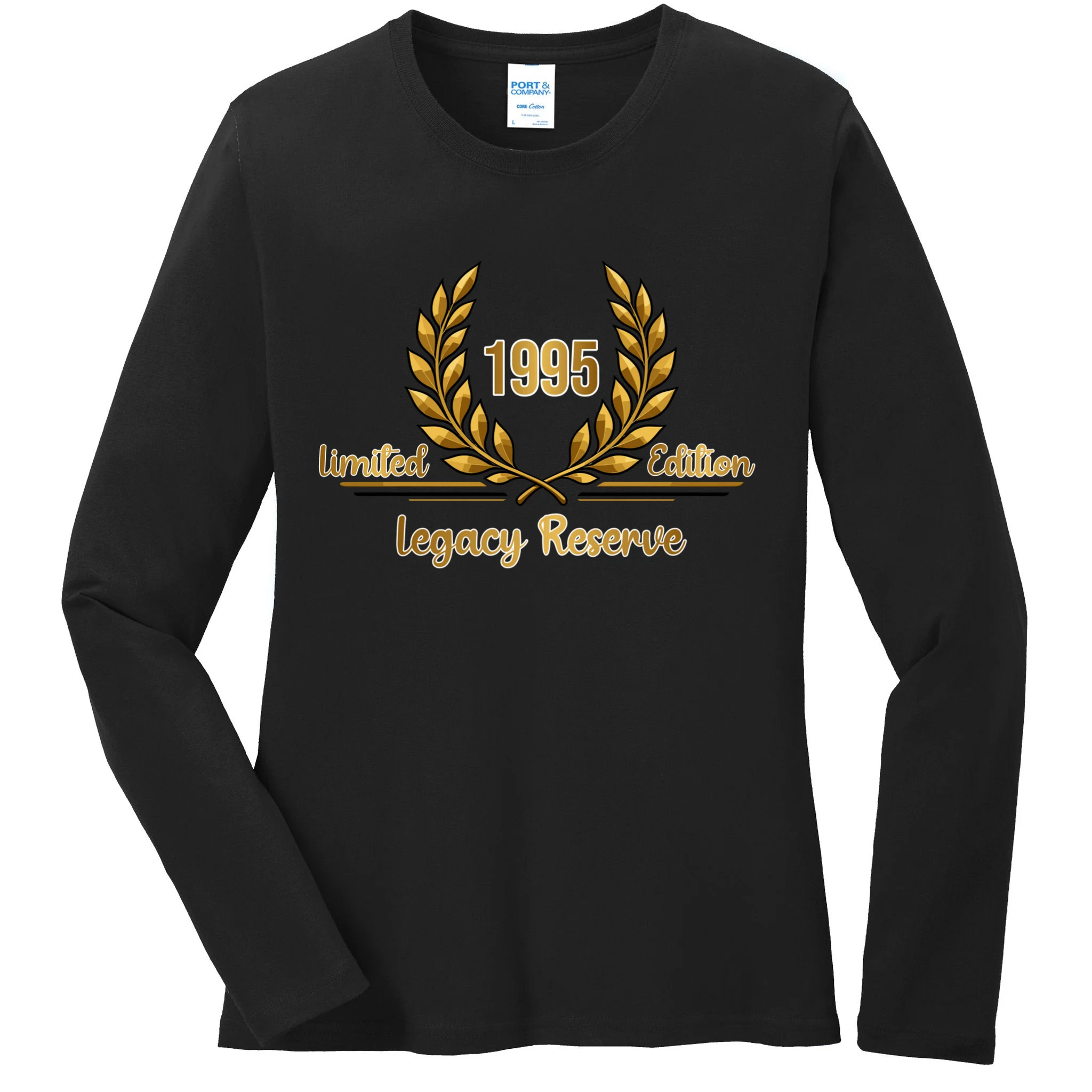 Custom Year Limited Edition Legacy Reserve – Personalized Vintage Design Women's Long Sleeve Shirt Front