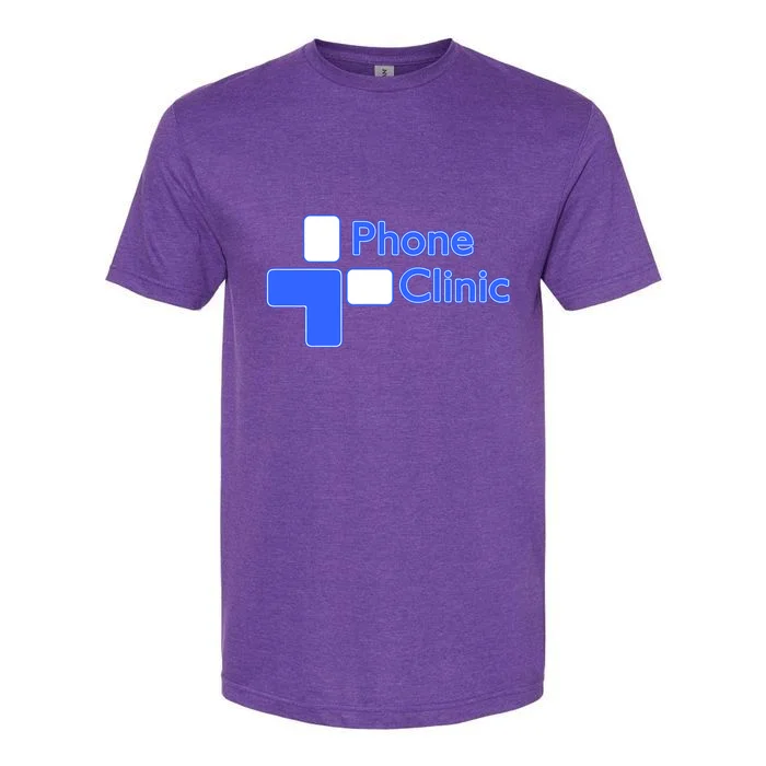Phone Clinic Softstyle® CVC T-Shirt - Front