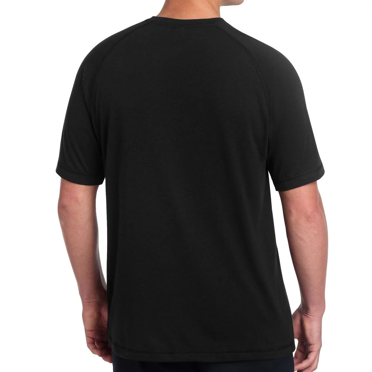 Create Your Own Custom PosiCharge Tri-Blend Wicking Raglan T-Shirt - Back
