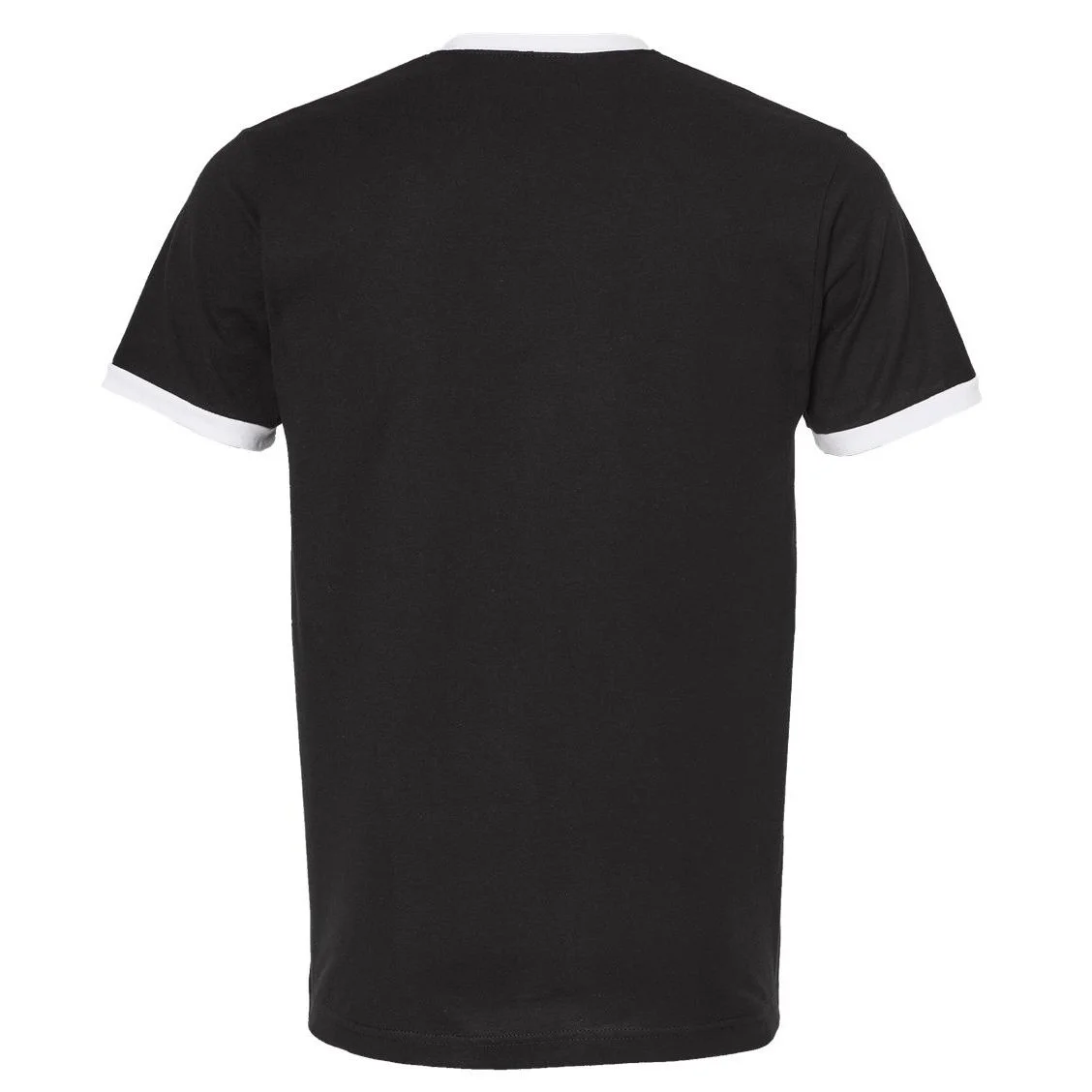 Create Your Own Custom Unisex Fine Jersey Ringer T-Shirt - Back