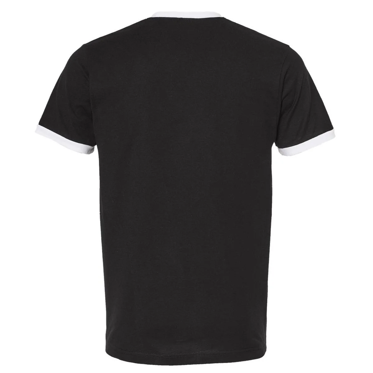 Create Your Own Custom Unisex Fine Jersey Ringer T-Shirt - Back