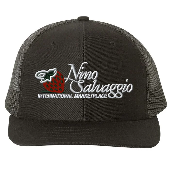 Nino Salvaggio Black Snapback Trucker Hat - Front