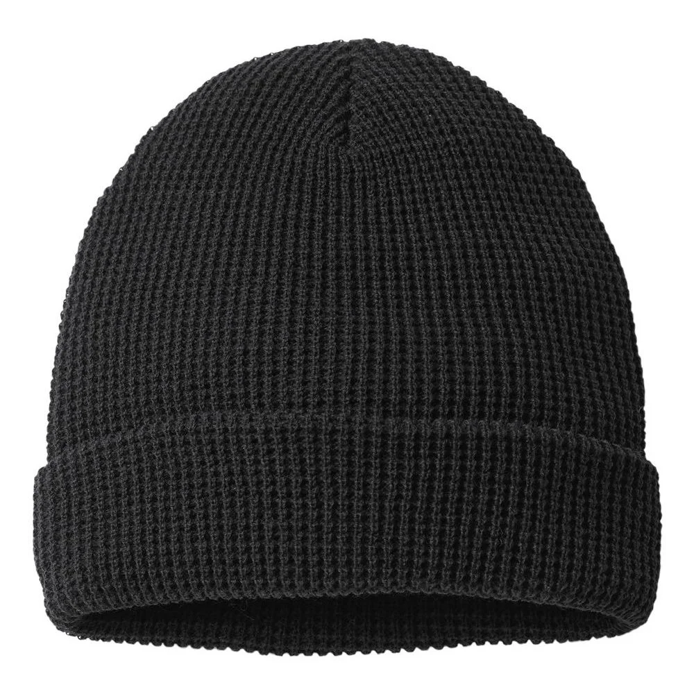 Create Your Own Custom Waffle Cuffed Beanie - Back