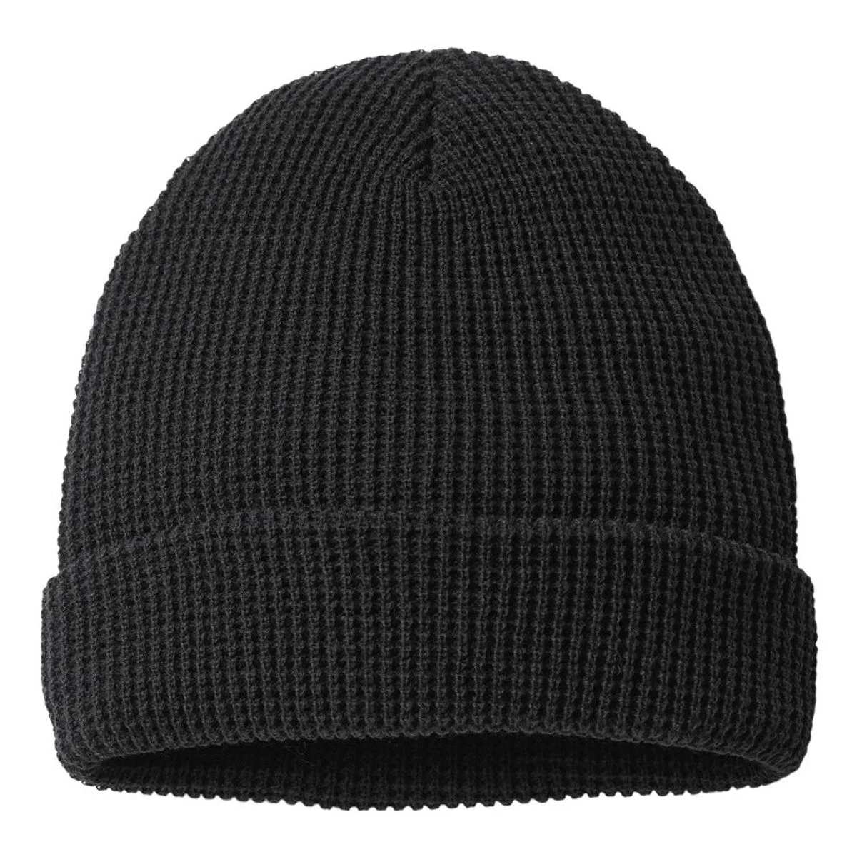 Create Your Own Custom Waffle Cuffed Beanie - Back