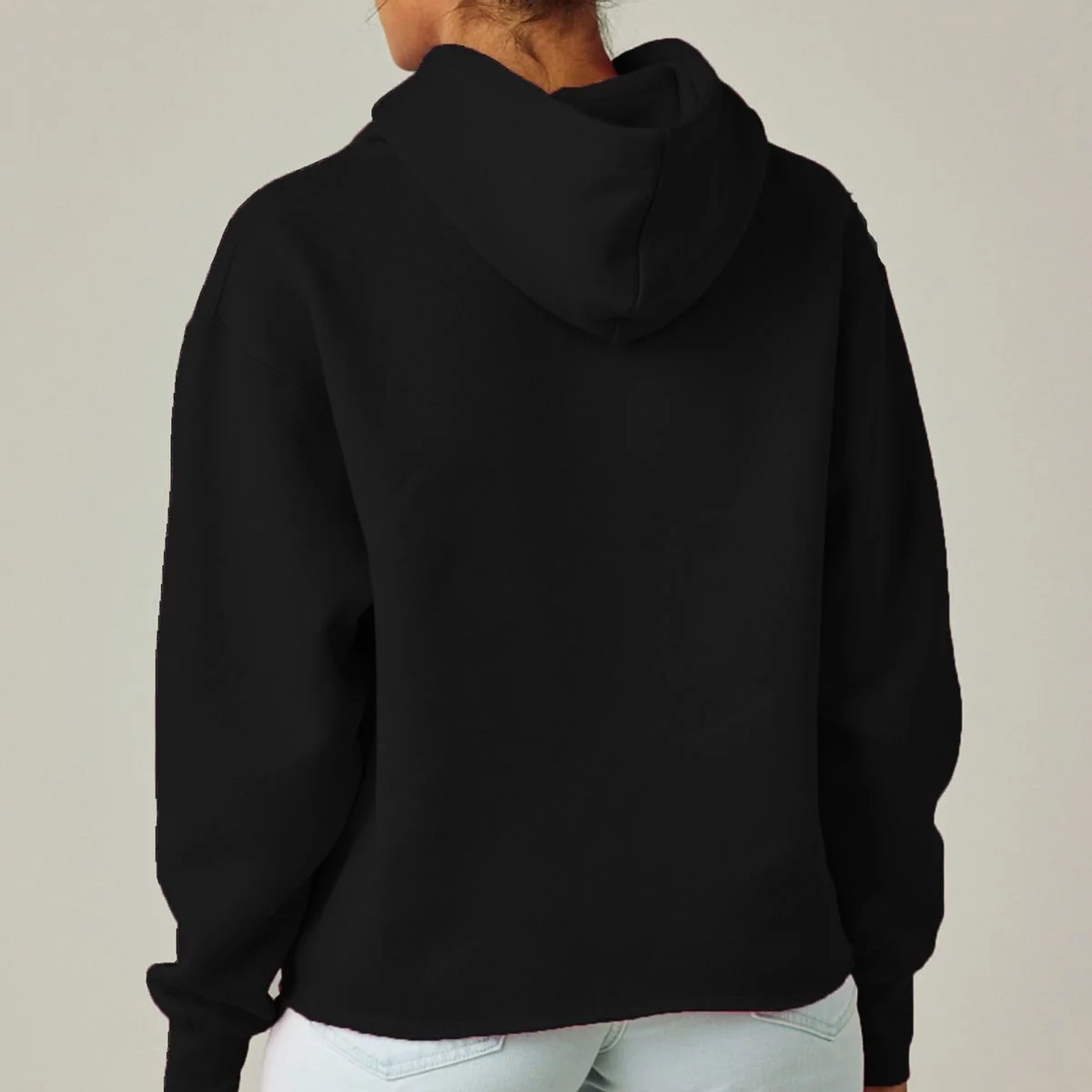 Create Your Own Custom Women's Boxy Hoodie - Back