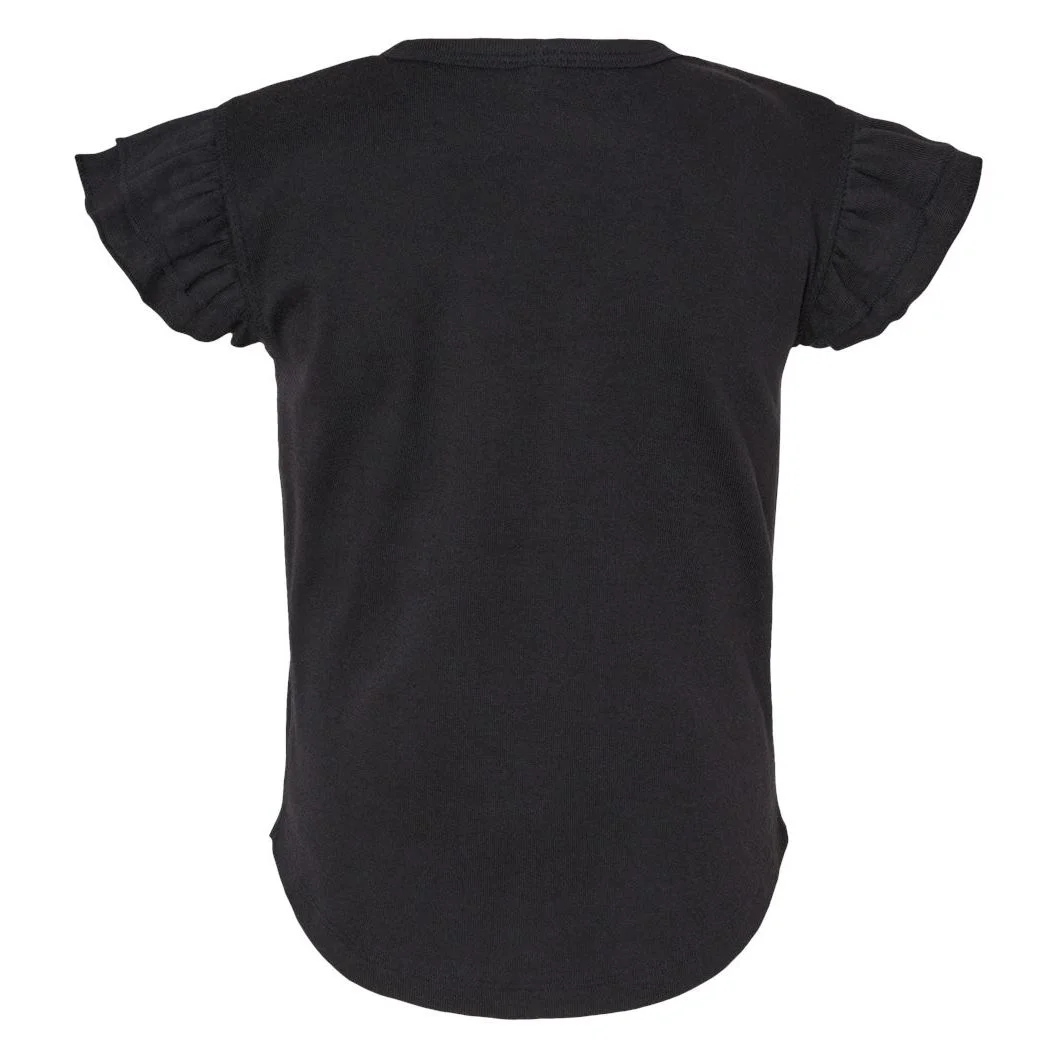 Create Your Own Custom Toddler Flutter Sleeve Tee - Back