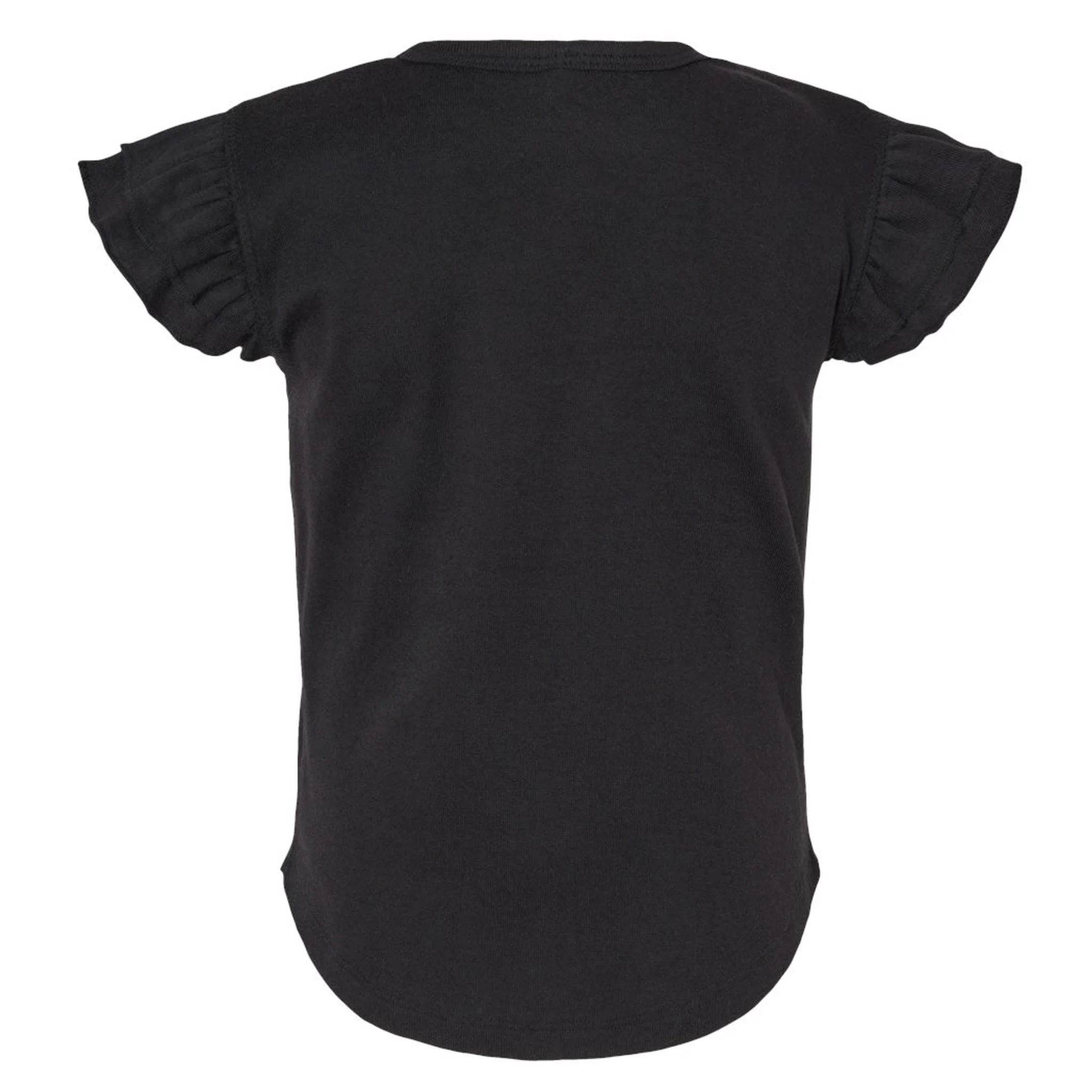 Create Your Own Custom Toddler Flutter Sleeve Tee - Back