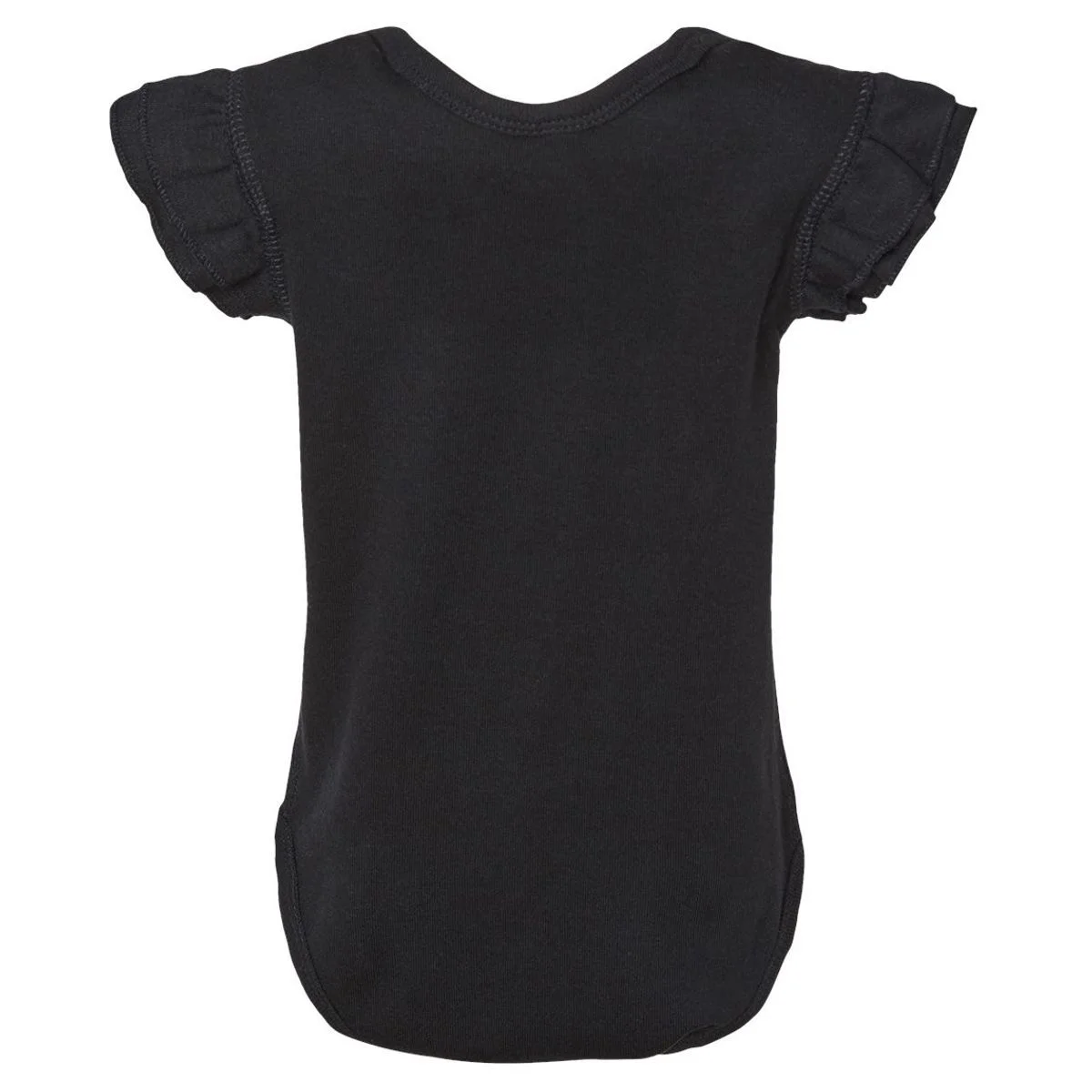 Create Your Own Custom Baby Flutter Sleeve Bodysuit - Back