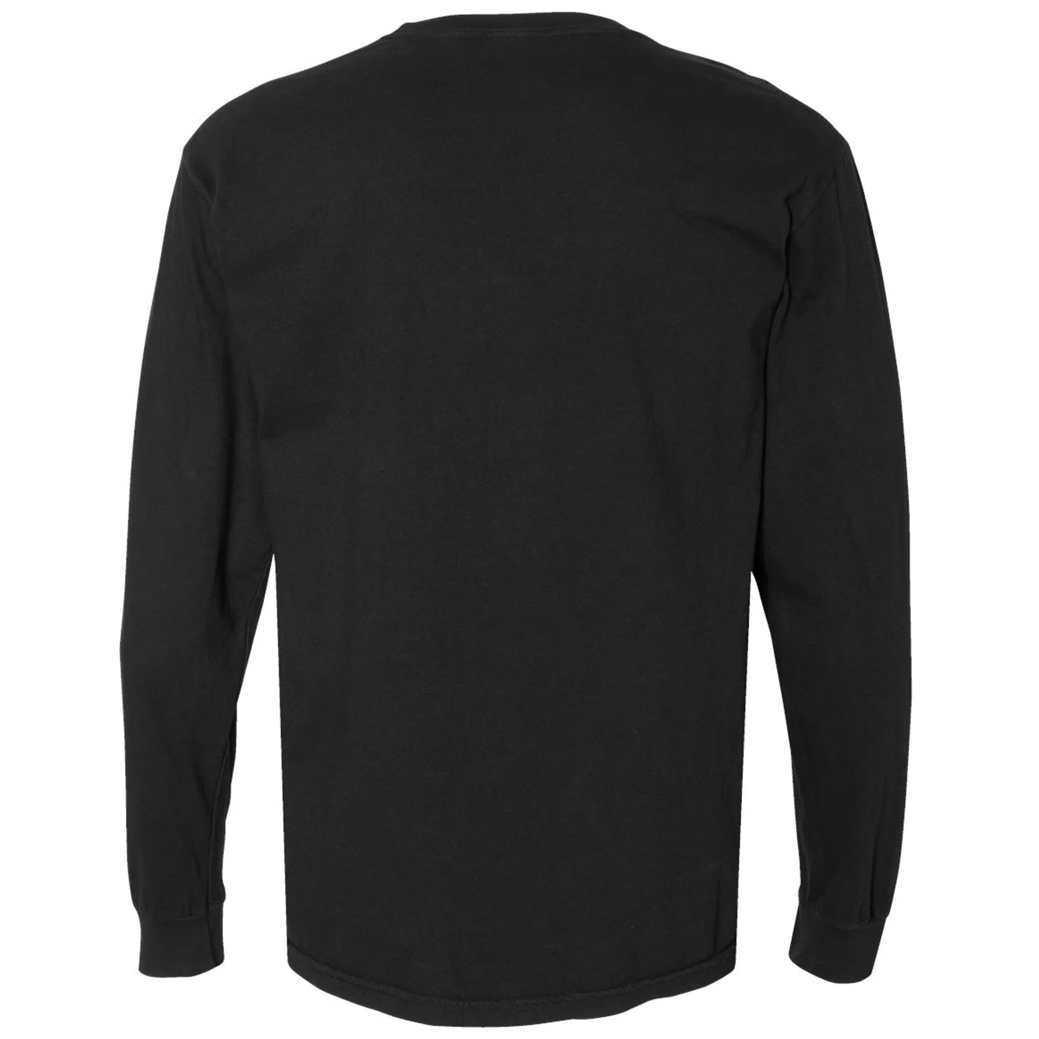 Create Your Own Custom Comfort Colors Men's Long Sleeve Shirt - Back