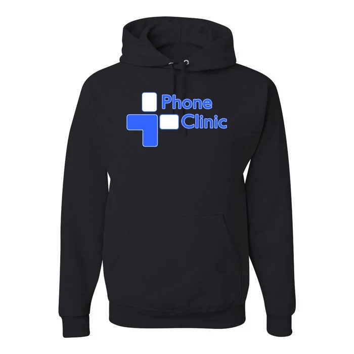 Phone Clinic Polo NuBlend Hooded Sweatshirt - Front