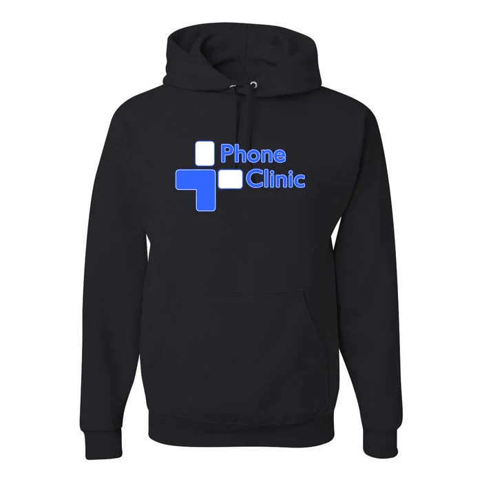 Phone Clinic NuBlend® Hooded Sweatshirt - Front