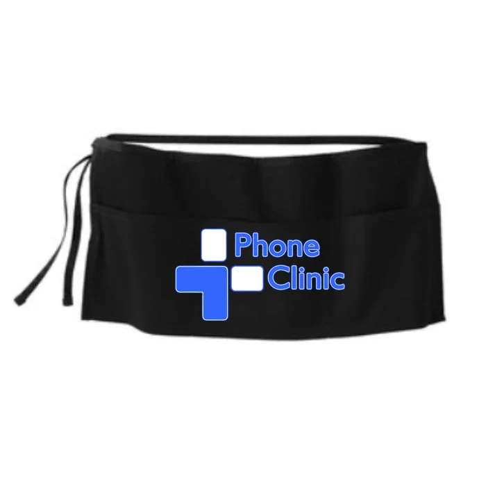 Phone Clinic Promo Waist Apron - Front