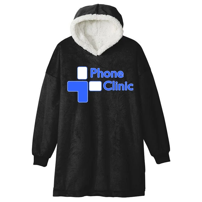 Phone Clinic Promo Hooded Wearable Blanket - Front