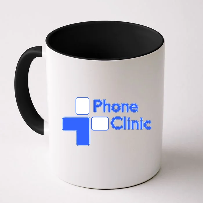Phone Clinic Promo Coffee Mug - Front