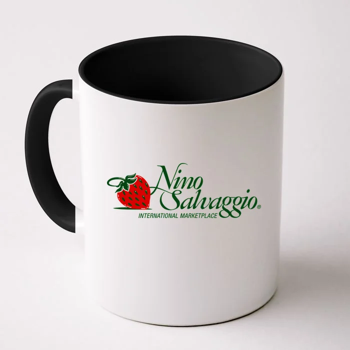 Nino Salvaggio - Black/White Coffee Mug - Front