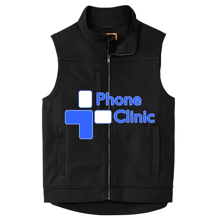 Phone Clinic Polo Duck Bonded Soft Shell Vest - Front