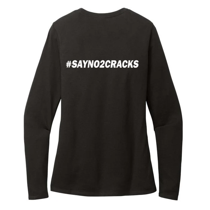 Phone Clinic Womens CVC Long Sleeve Shirt - Back