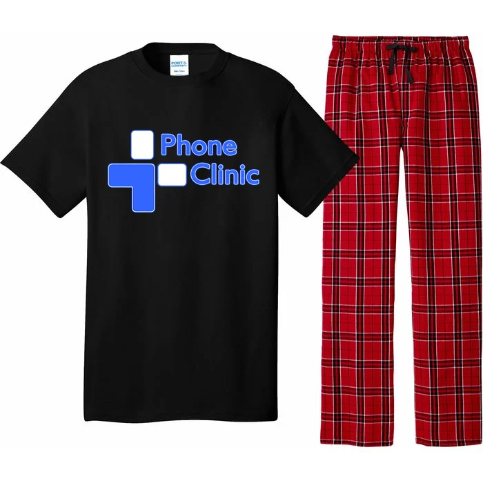 Phone Clinic Polo Pajama Set - Front