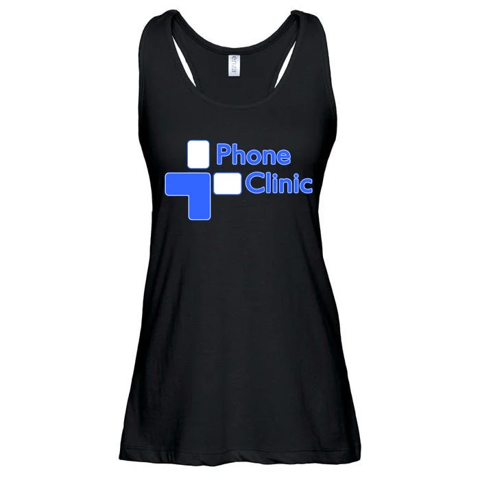 Phone Clinic Promo Ladies Essential Flowy Tank - Front