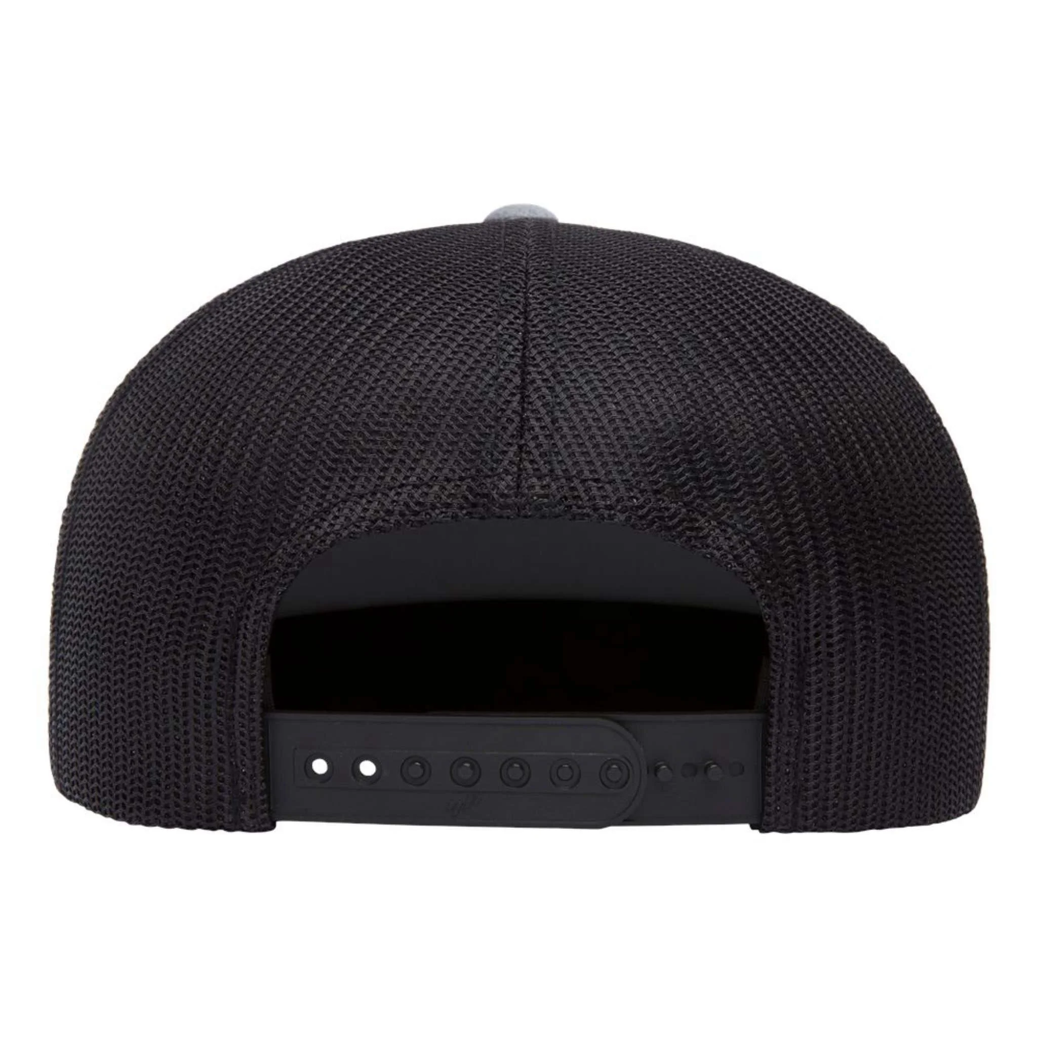 Create Your Own Custom Flat Bill Trucker Hat - Back
