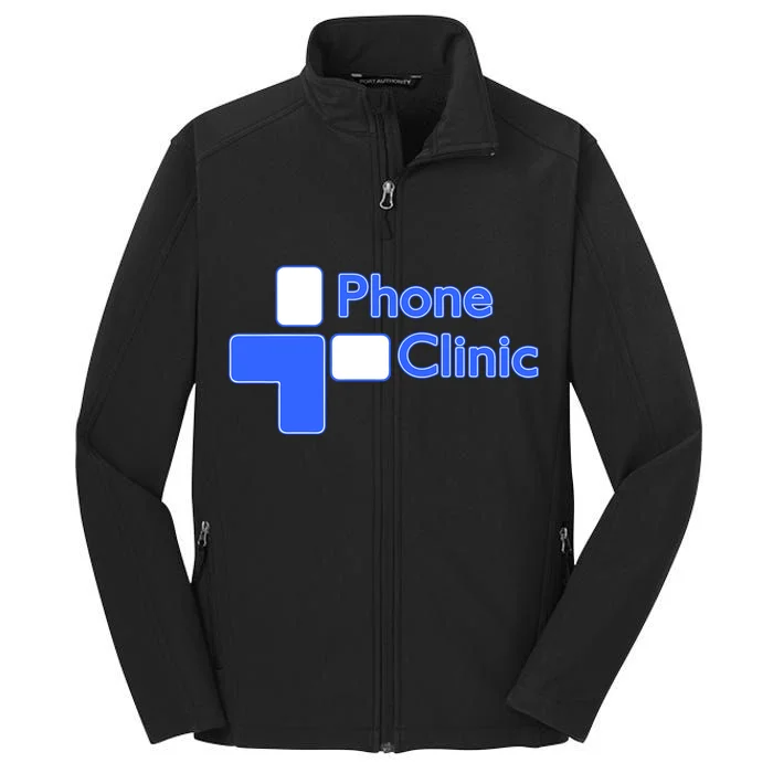 Phone Clinic Polo Core Soft Shell Jacket - Front