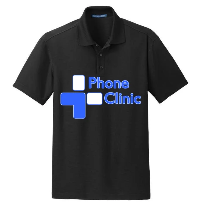 Phone Clinic Polo Dry Zone Grid Polo - Front