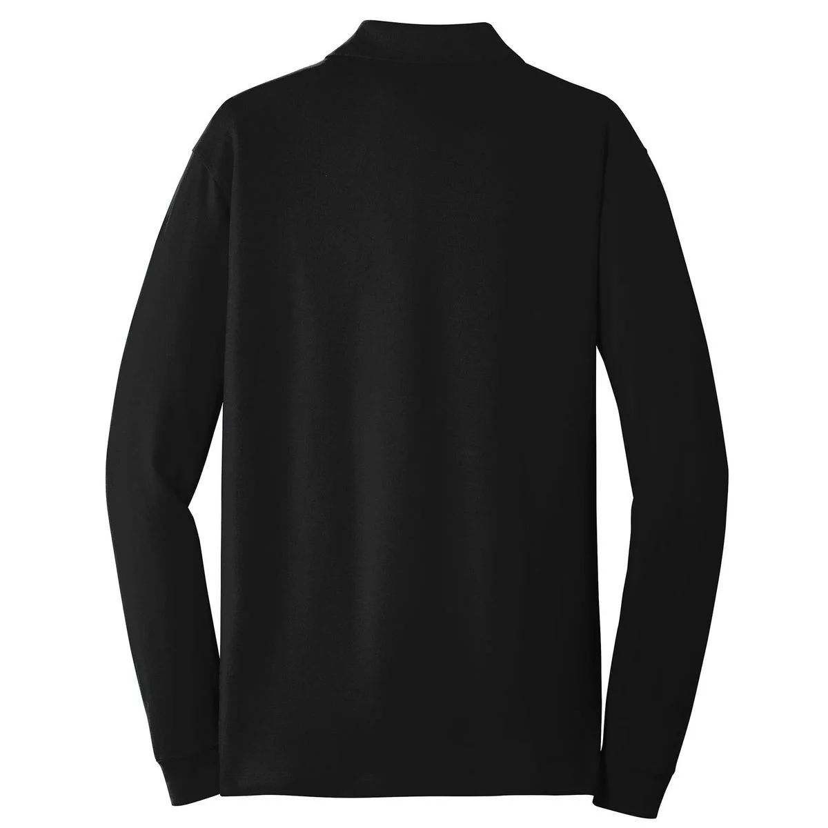 Create Your Own Custom EZCotton Long Sleeve Polo - Back