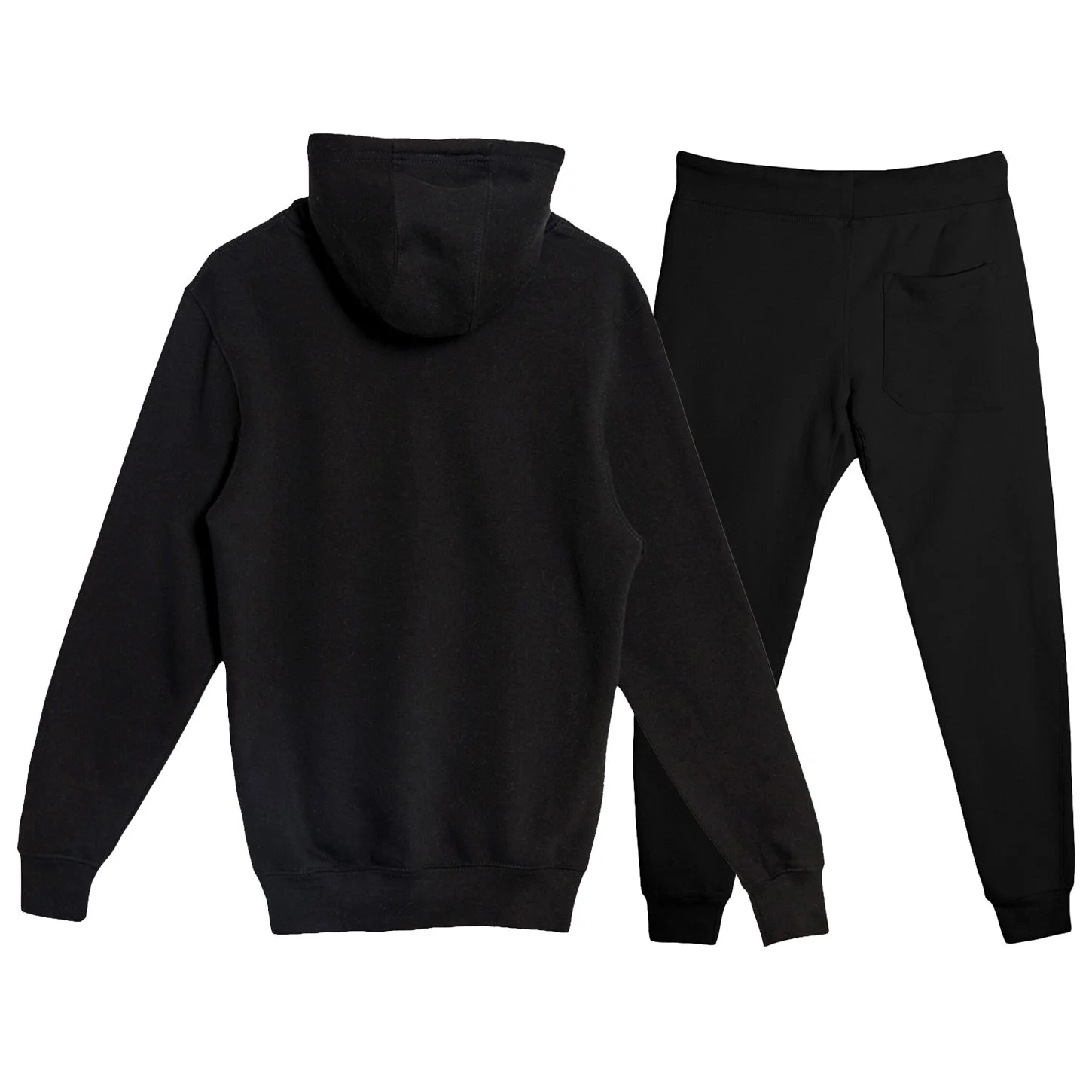 Create Your Own Custom Hoodie Sweatsuit Set - Back