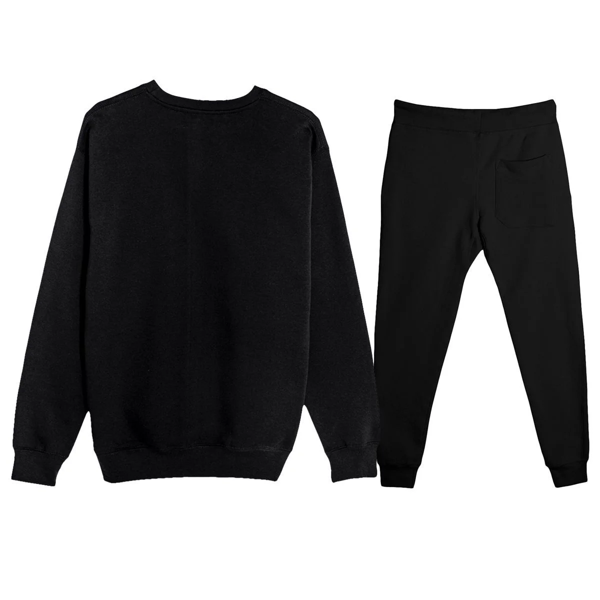 Create Your Own Custom Crewneck Sweatsuit Set - Back