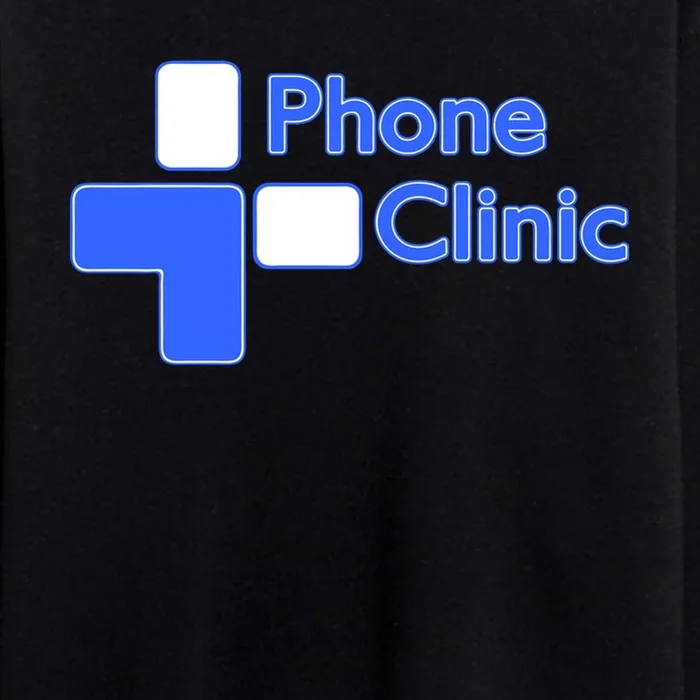 Phone Clinic Polo Premium Crewneck Sweatsuit Set - Front - Close-up