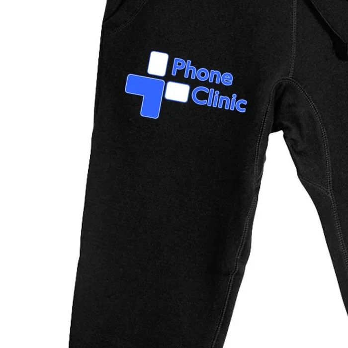 Phone Clinic Polo Premium Fleece Joggers Sweatpants - Front - Close-up