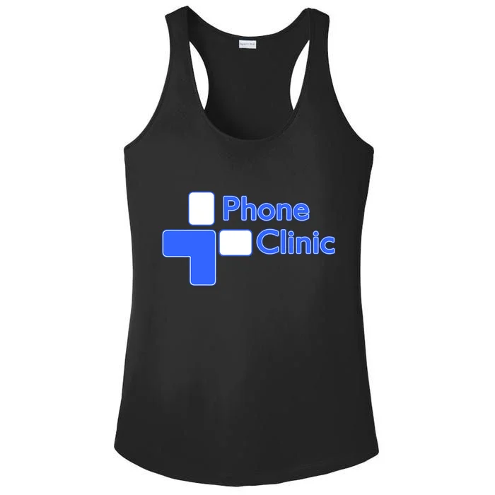 Phone Clinic Promo Ladies PosiCharge Competitor Racerback Tank - Front