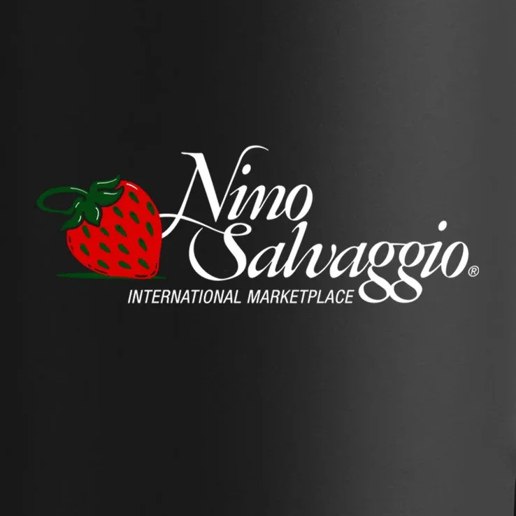 Nino Salvaggio Black 40oz Vacuum Insulated Stainless Steel Travel Tumbler - Front - Close-up