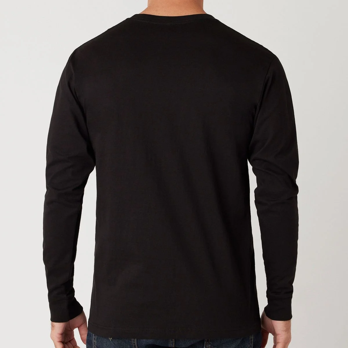 Create Your Own Custom Men's Premium Long Sleeve T-Shirt - Back
