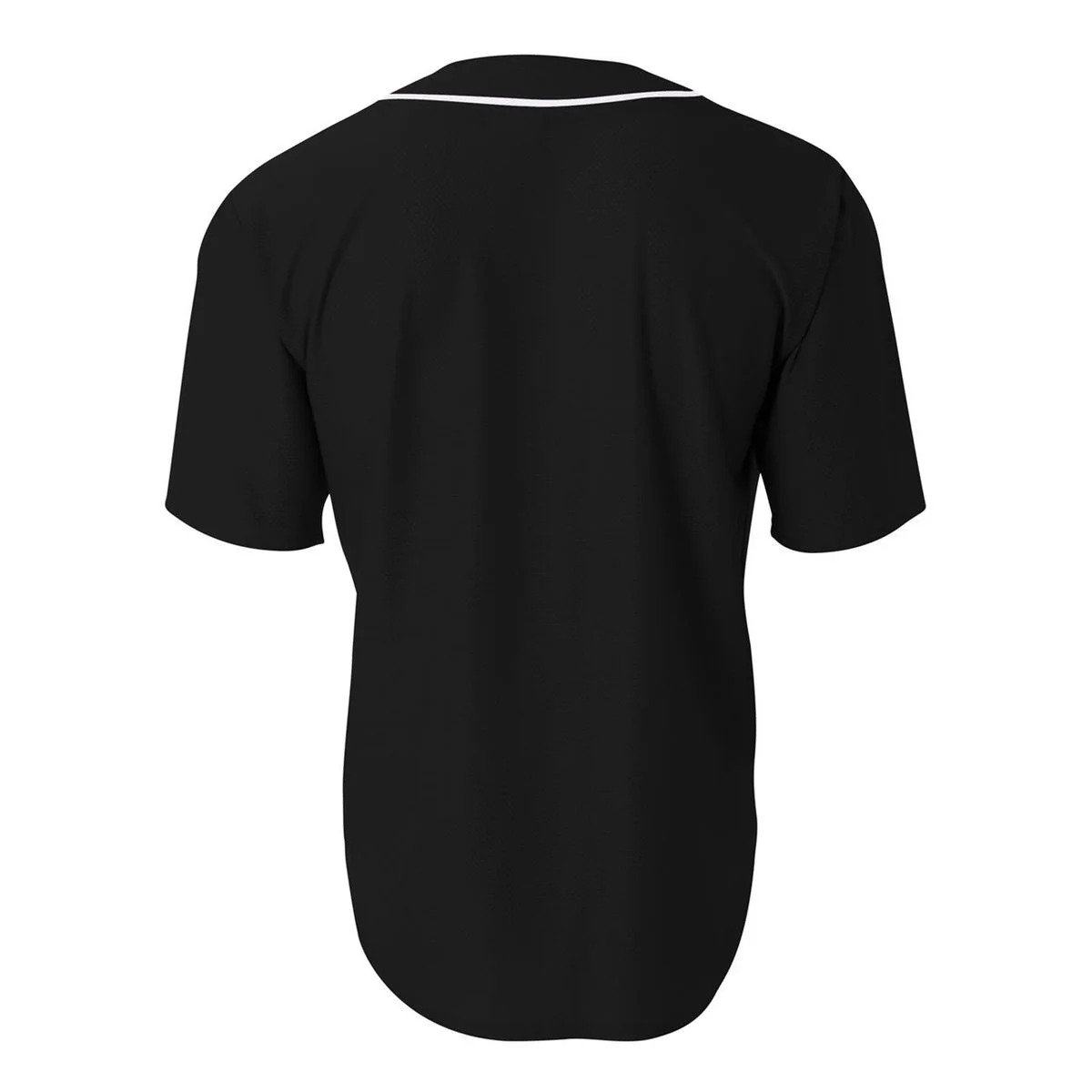 Create Your Own Custom Full Button Baseball Jersey - Back