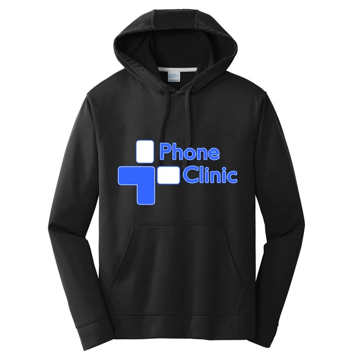 Phone Clinic Polo Performance Fleece Hoodie - Front