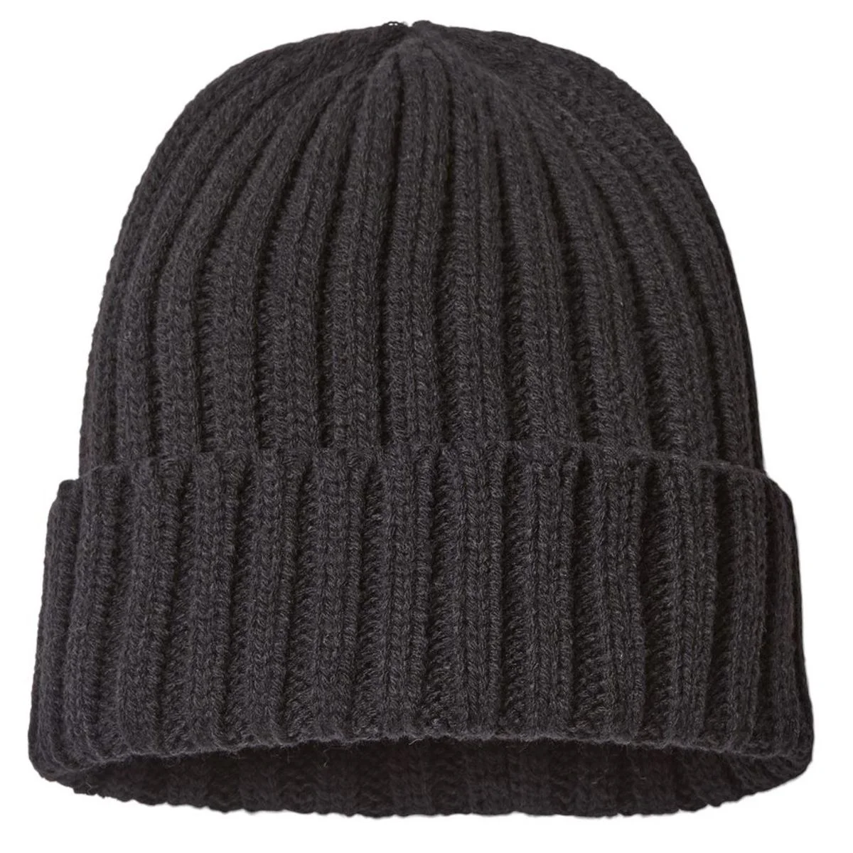 Create Your Own Custom Sustainable Cable Knit Cuffed Beanie - Back