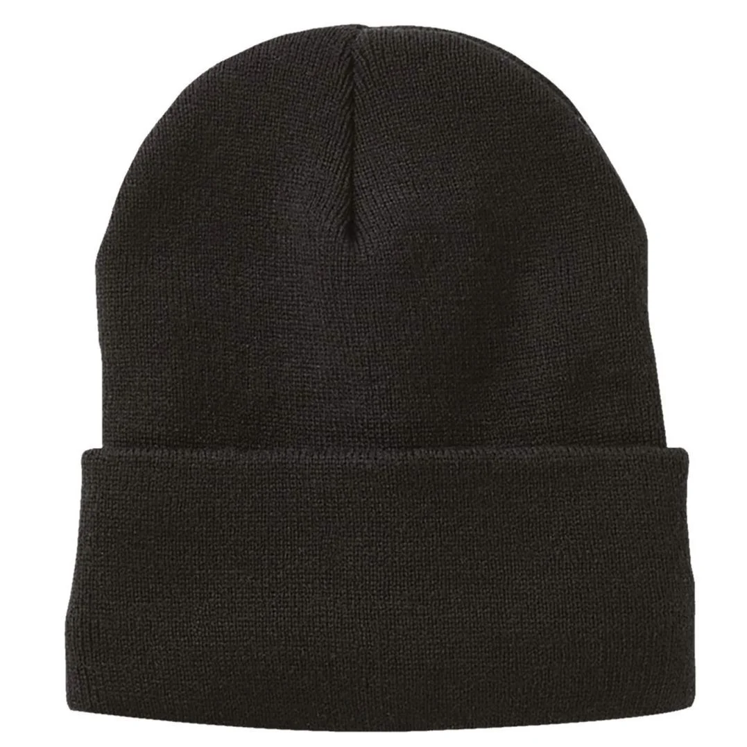 Create Your Own Custom 12" Sherpa Lined Cuffed Beanie - Back