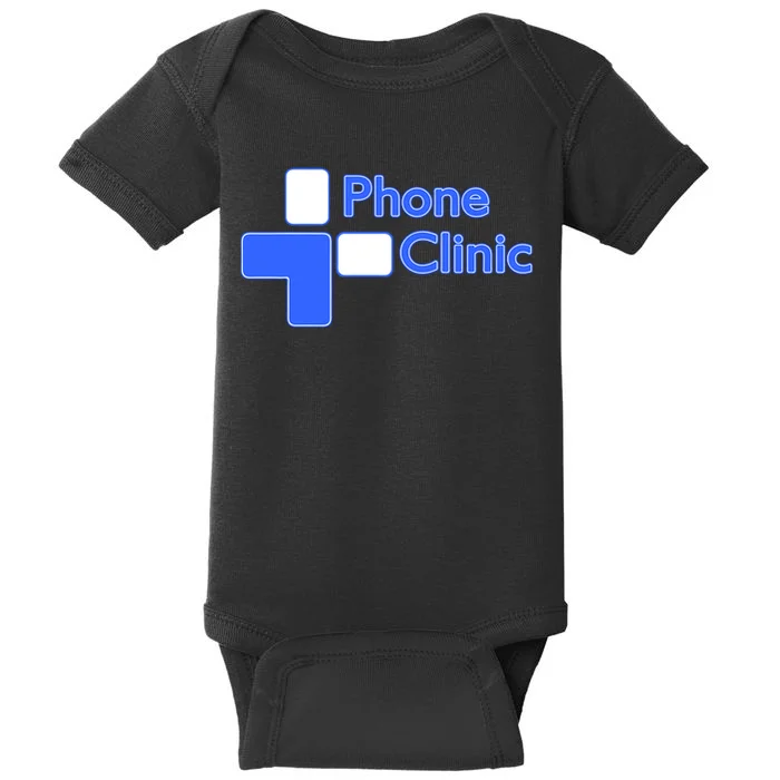 Phone Clinic Promo Baby Bodysuit - Front
