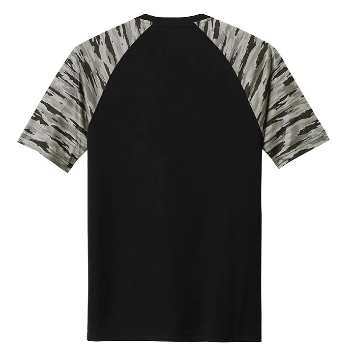 Create Your Own Custom Camo Colorblock T-Shirt - Back