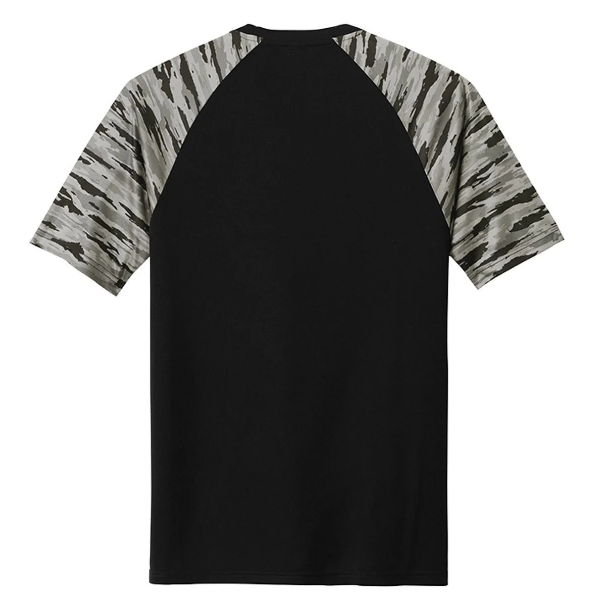 Create Your Own Custom Camo Colorblock T-Shirt - Back