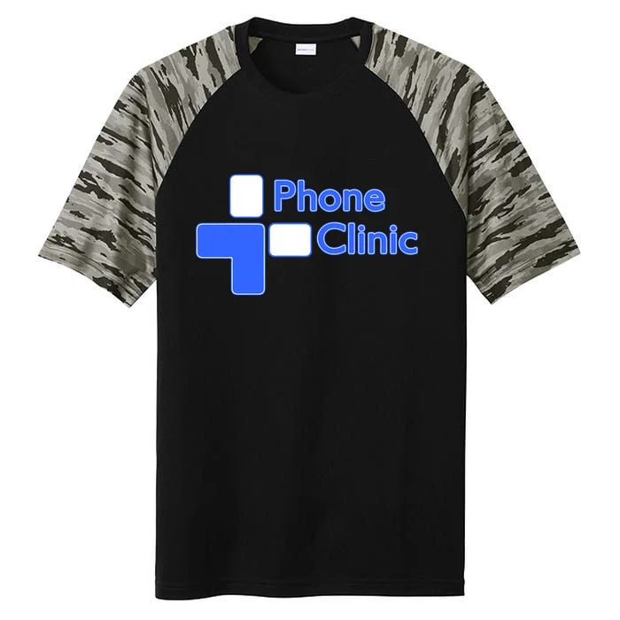 Phone Clinic Polo Drift Camo Colorblock T-Shirt - Front